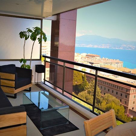 Grand T2 Standing Ajaccio Proche Centre Et Plages Vue Panoramique Parking Prive ภายนอก รูปภาพ