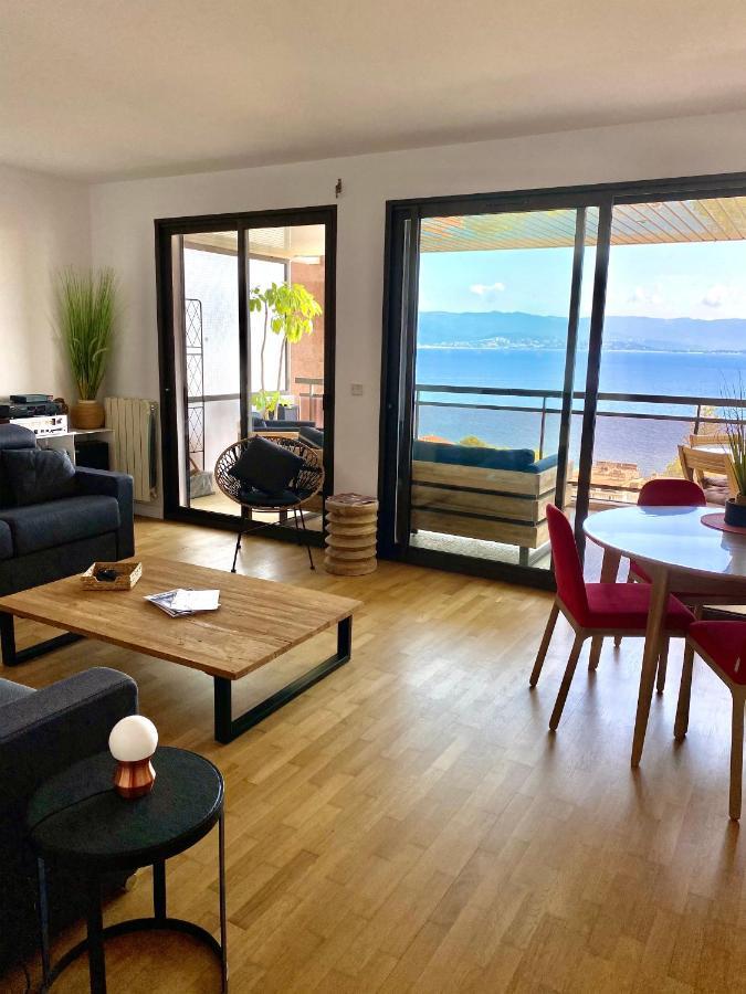 Grand T2 Standing Ajaccio Proche Centre Et Plages Vue Panoramique Parking Prive ภายนอก รูปภาพ