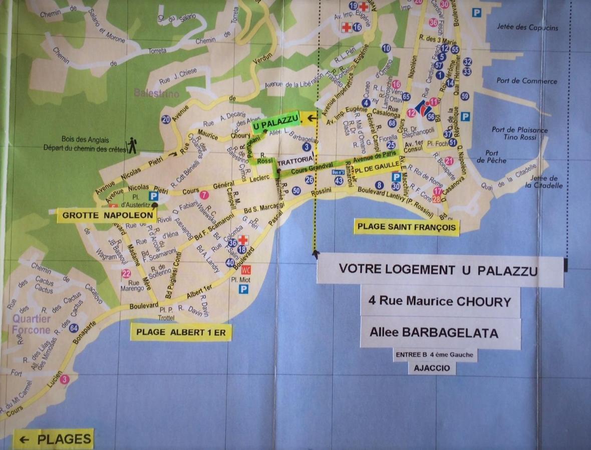 Grand T2 Standing Ajaccio Proche Centre Et Plages Vue Panoramique Parking Prive ภายนอก รูปภาพ