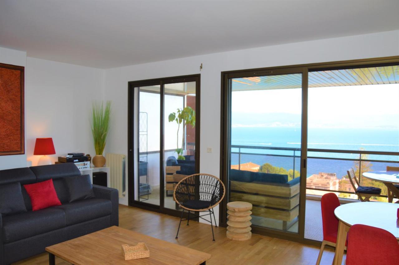Grand T2 Standing Ajaccio Proche Centre Et Plages Vue Panoramique Parking Prive ภายนอก รูปภาพ